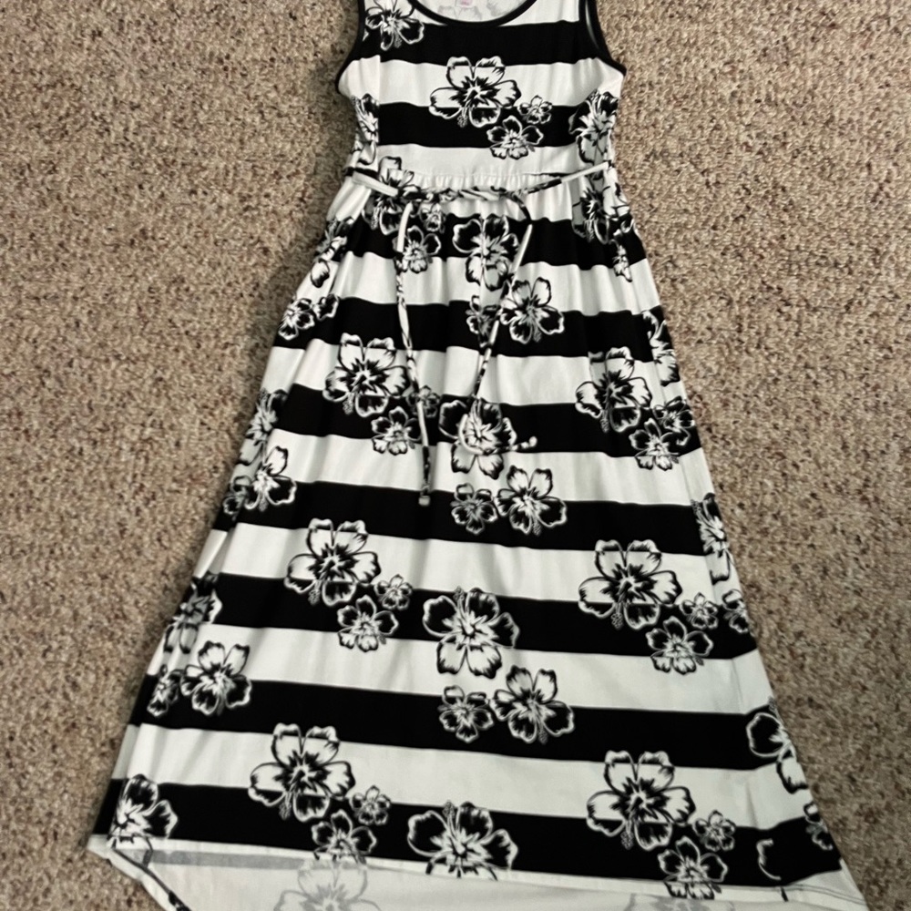 Justice girls tea length dress